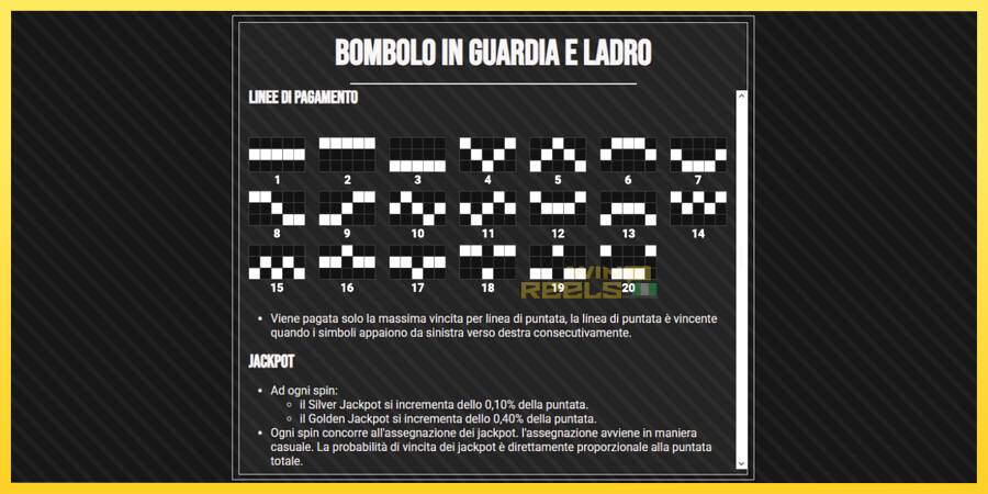 Afbeelding 7 speelautomaat Bombolo In Guardia E Ladro