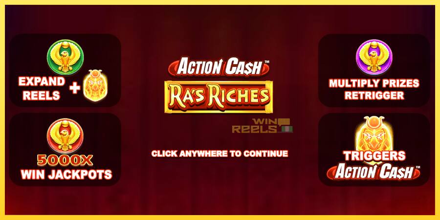 Afbeelding 1 speelautomaat Action Cash Ras Riches