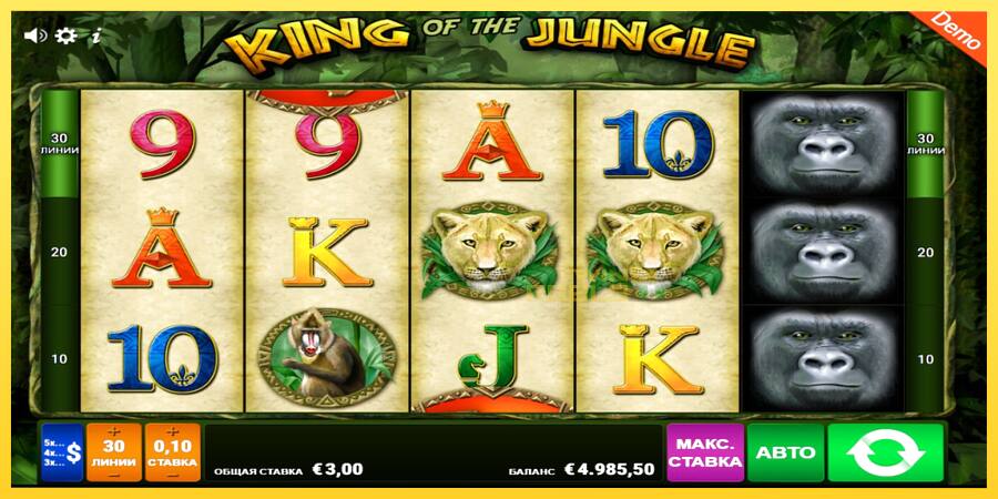 Afbeelding 3 speelautomaat King of the Jungle