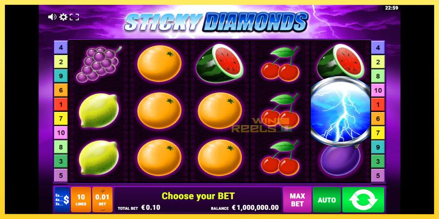 Afbeelding 1 speelautomaat Sticky Diamonds