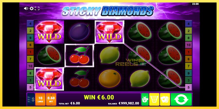 Afbeelding 2 speelautomaat Sticky Diamonds