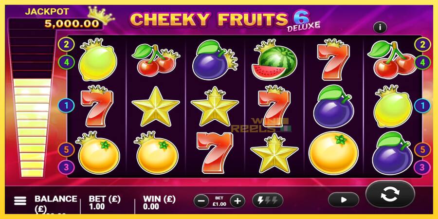 Afbeelding 1 speelautomaat Cheeky Fruits 6 Deluxe