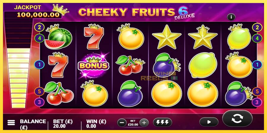 Afbeelding 3 speelautomaat Cheeky Fruits 6 Deluxe