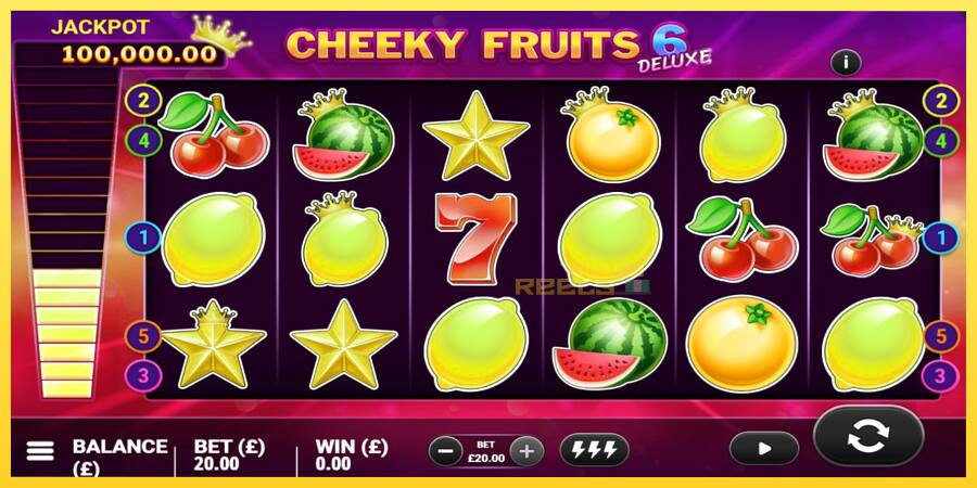 Afbeelding 4 speelautomaat Cheeky Fruits 6 Deluxe