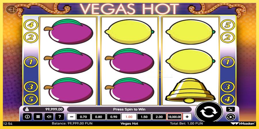 Afbeelding 1 speelautomaat Vegas Hot