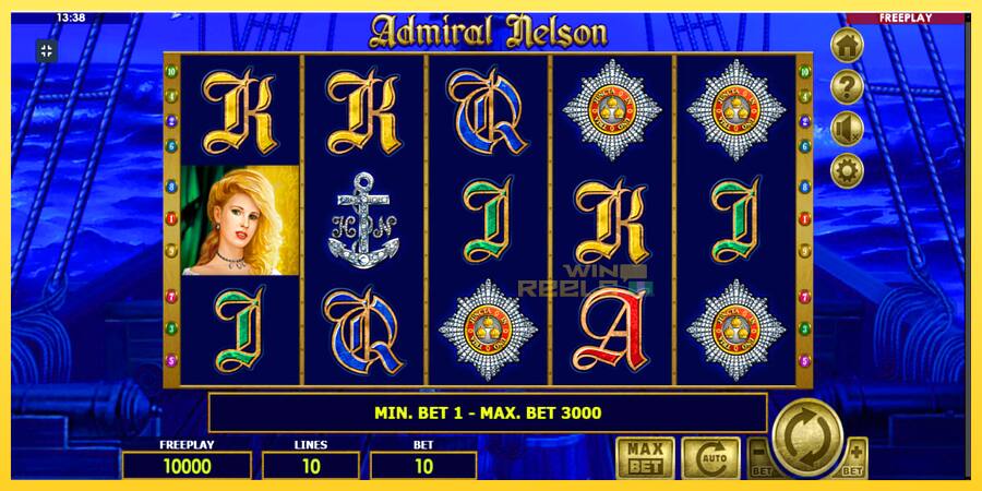 Afbeelding 1 speelautomaat Admiral Nelson