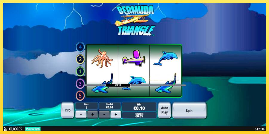 Afbeelding 2 speelautomaat Bermuda Triangle