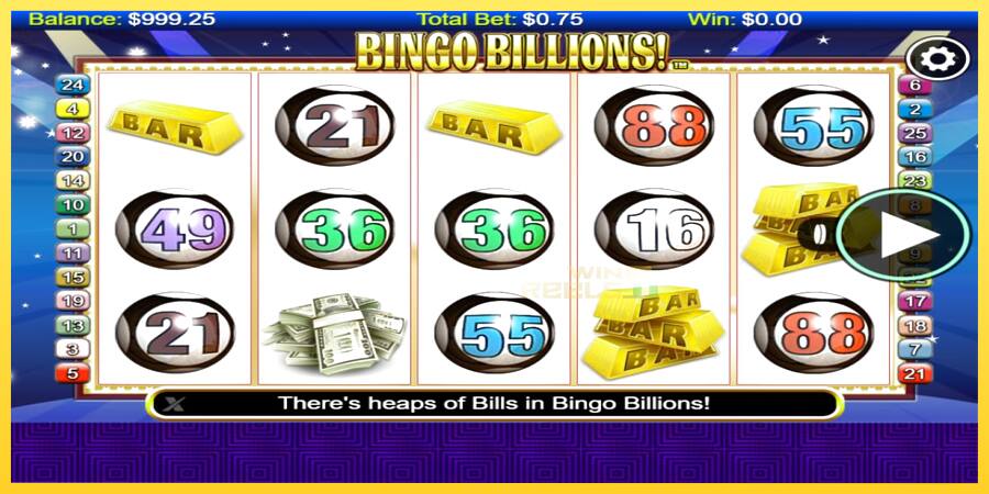 Afbeelding 1 speelautomaat Bingo Billions