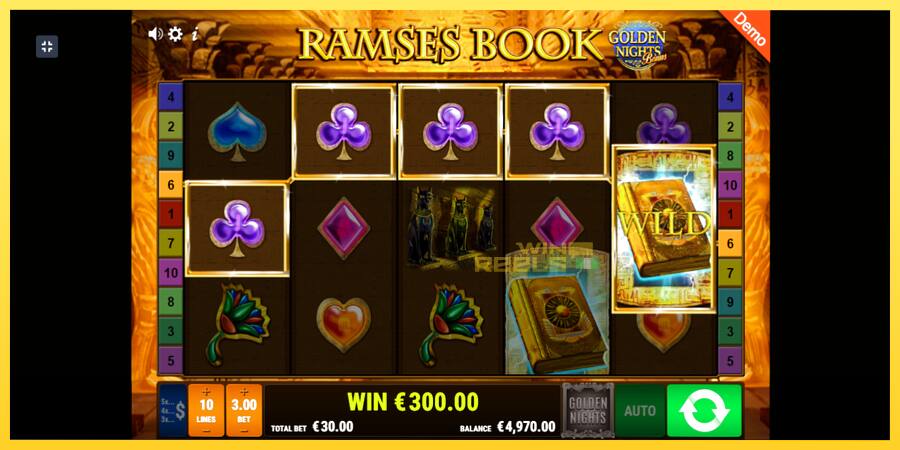 Afbeelding 3 speelautomaat Ramses Book Golden Nights